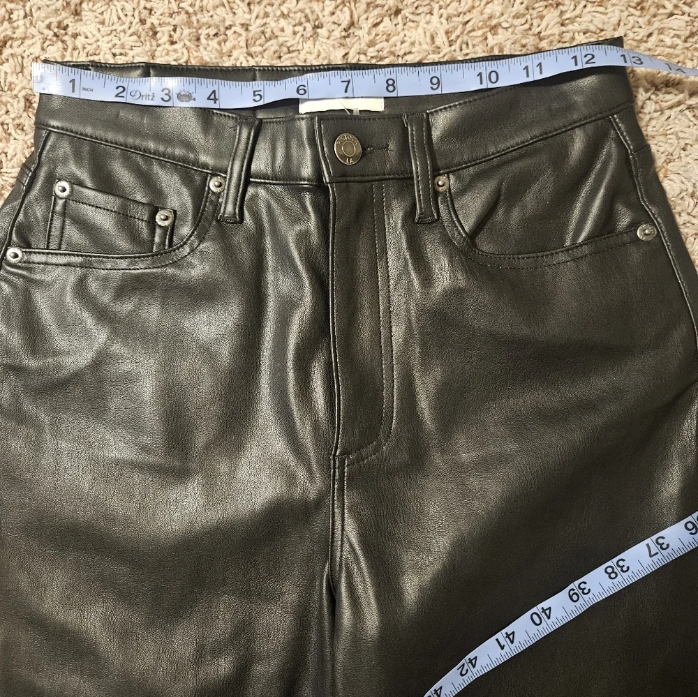 REVOLVE Cassie Super High Straight Pant in Black - Picture 5 of 9